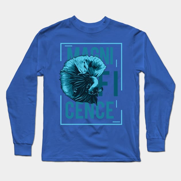 Fish - Magnificence - Cool Long Sleeve T-Shirt by Hariolf´s Mega Store